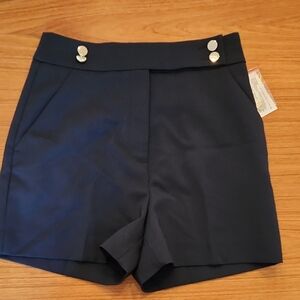 Super High Waisted Navy Shorts